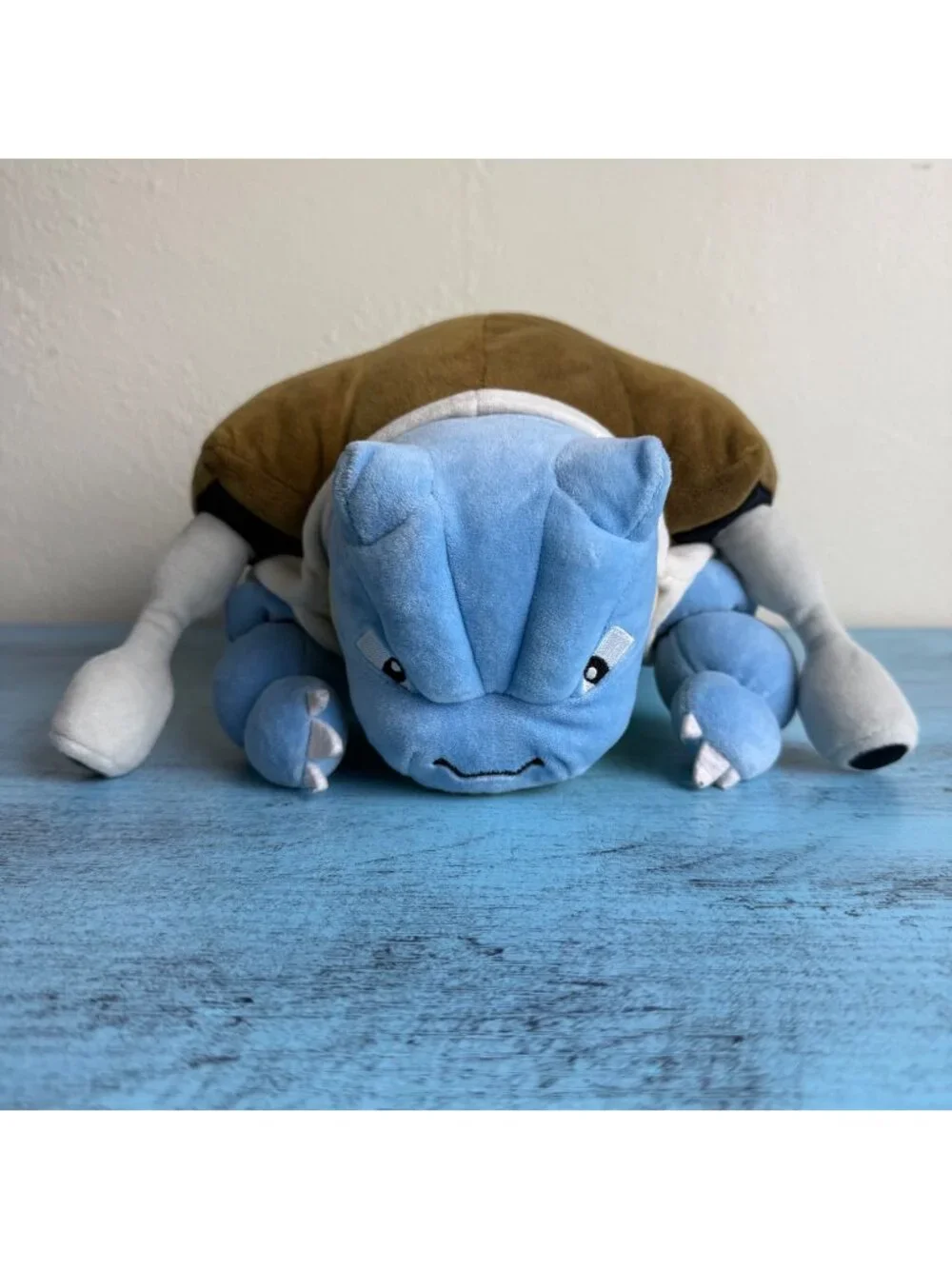 Pokemon Blastoise Plush Toy Blue/Brown Soft Stuffed Animal